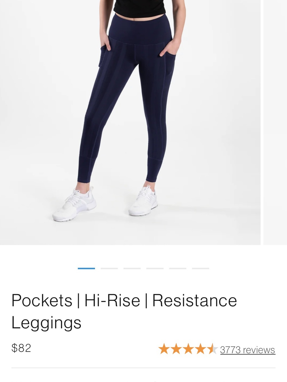 Resistance band leggings NWT